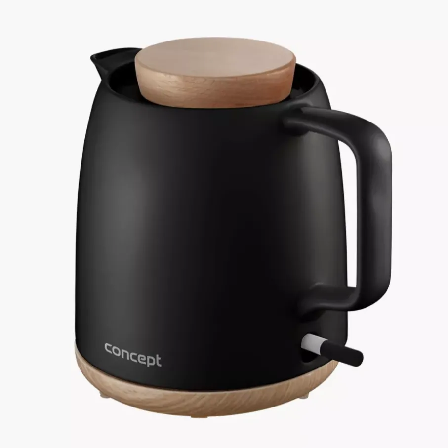 Czajnik elektryczny CONCEPT ELEGANT 1L ceramiczny czarny