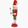 Dekoracja świąteczna figurka z lizakiem DUKA NORALF ELF 25 cm czerwona zielona