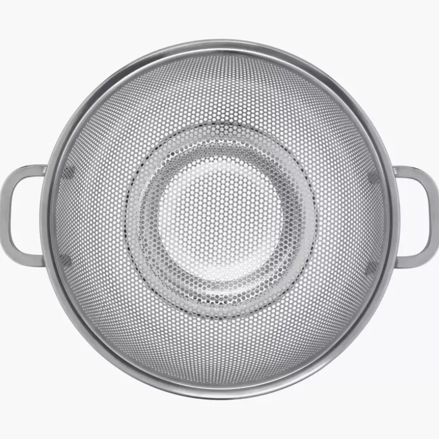 Durszlak cedzak kuchenny DUKA SKARP 22 cm srebrny stal nierdzewna