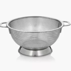 Durszlak cedzak kuchenny DUKA SKARP 22 cm srebrny stal nierdzewna