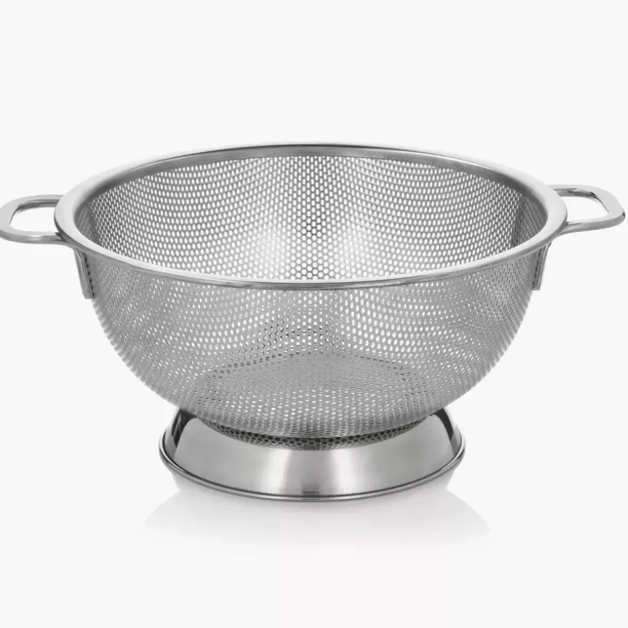 Durszlak cedzak kuchenny DUKA SKARP 22 cm srebrny stal nierdzewna