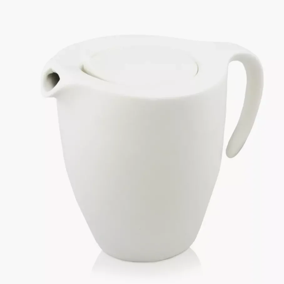 Dzbanek do herbaty DUKA TIME 1200 ml biały porcelana