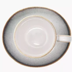 Filiżanka ze spodkiem DUKA FREJA 220 ml porcelana wielokolorowa