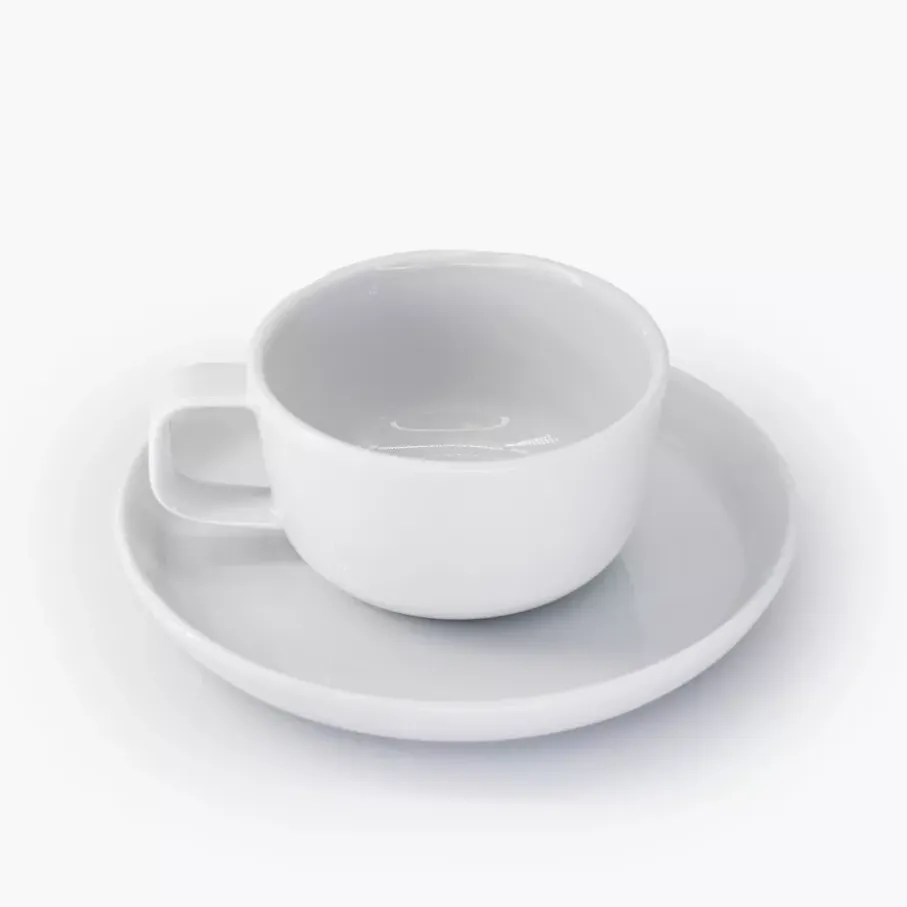 Filiżanka ze spodkiem DUKA NORD 200 ml 15 cm