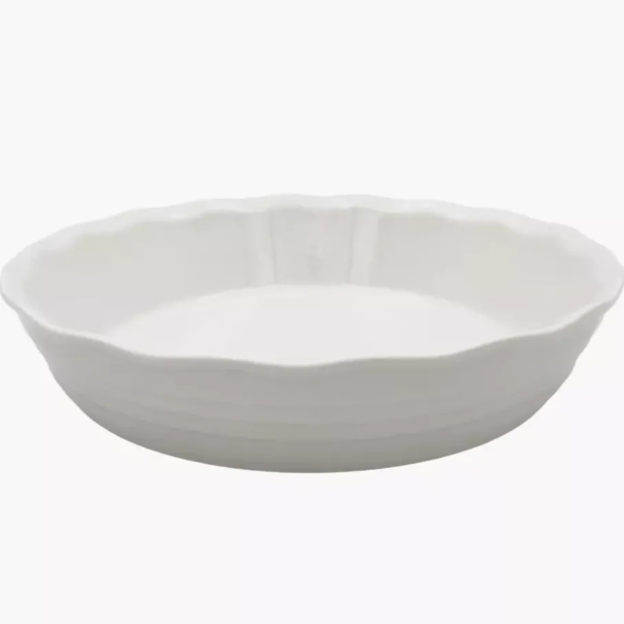 Forma do pieczenia DUKA PUFF 25 cm biała ceramiczna