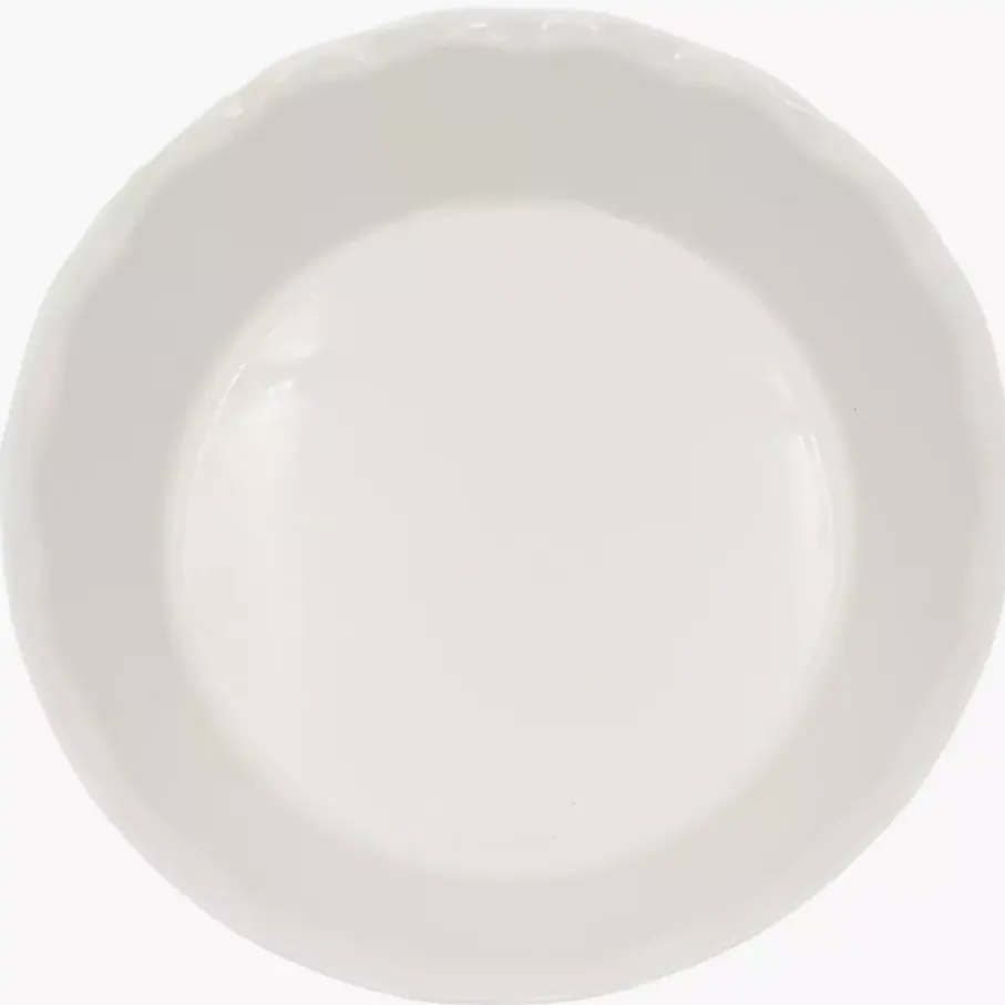 Forma do pieczenia DUKA PUFF 25 cm biała ceramiczna