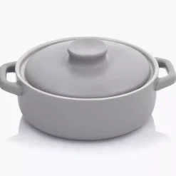 Forma do pieczenia zapiekania DUKA MANS 15.8 cm szara ceramiczna