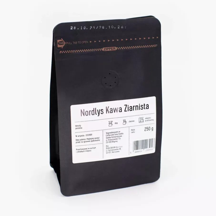 Kawa ziarnista NORDLYS 250g