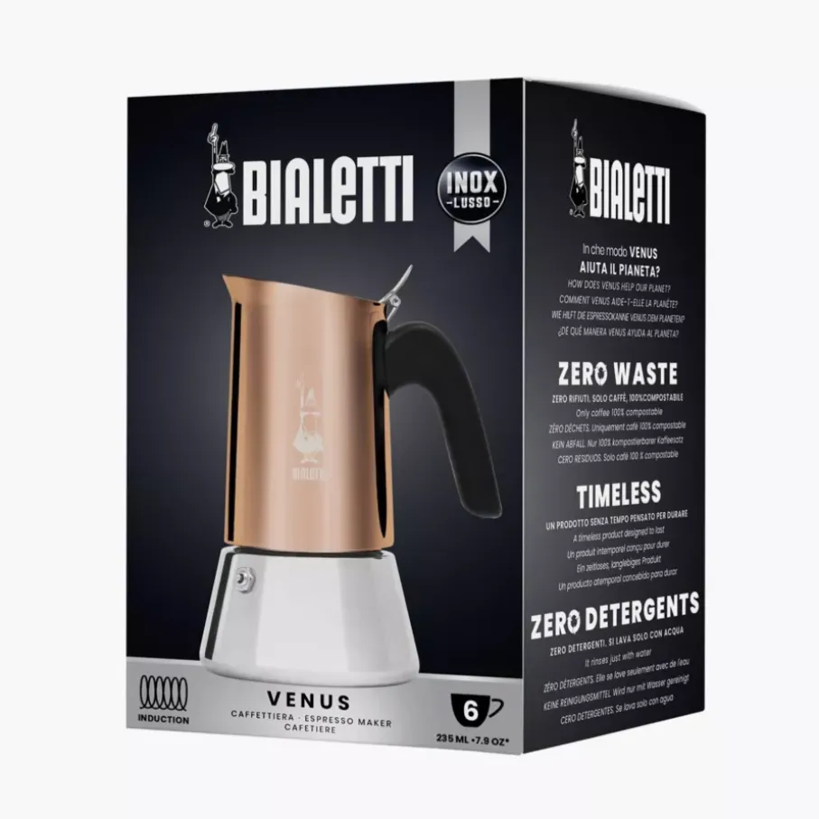 Kawiarka BIALETTI New Venus 6tz miedziana