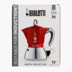 Kawiarka do kuchenki indukcyjnej BIALETTI New Moka czerwona 6tz