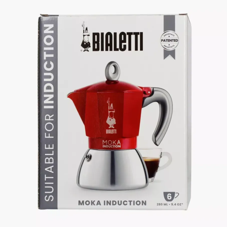 Kawiarka do kuchenki indukcyjnej BIALETTI New Moka czerwona 6tz