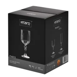 Kieliszki do wina KROSNO PARIS 4 szt. 330 ml szklane
