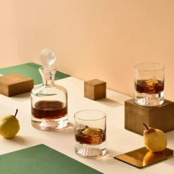 Komplet do whiskey KROSNO GOLF karafka 500 ml i 4 szklanki 280 ml