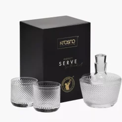 Komplet do whiskey KROSNO Perfect Serve Scotland karafka 750 ml i 2 szklanki 270 ml