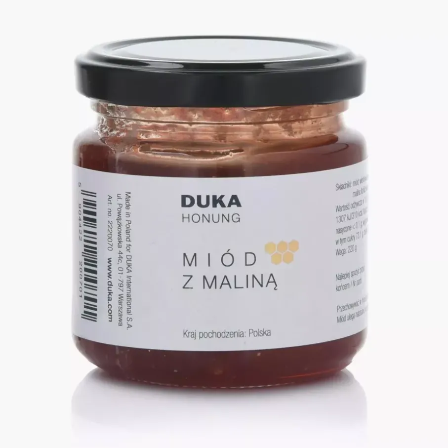 Miód z maliną DUKA HONUNG 220 g