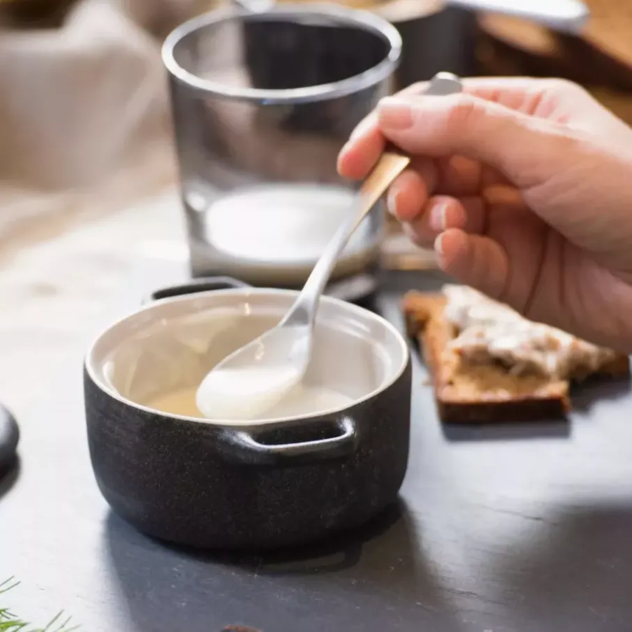Mini garnek ceramiczny z pokrywką MAKU ROBUSTE 10 cm