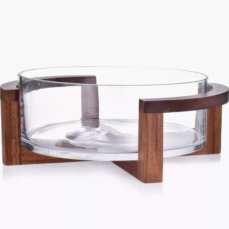Misa sałatkowa z podstawą DUKA ACACIA 2700 ml transparentna szkło
