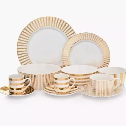 Miseczka DUKA GOLD 17 cm porcelanowa