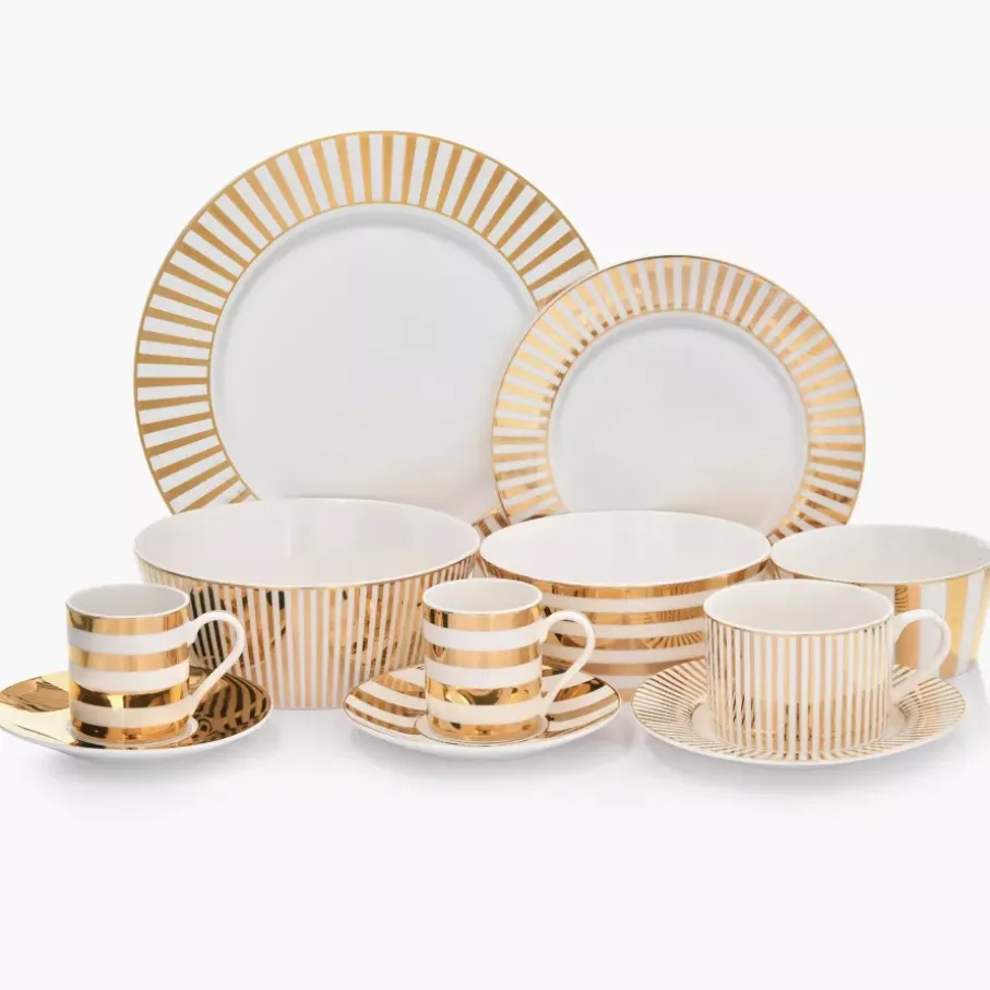 Miseczka DUKA GOLD 15 cm porcelanowa