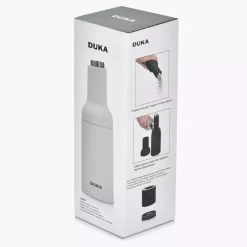 Młynek elektryczny grawitacyjny do soli lub pieprzu DUKA SUDD 22 cm biały