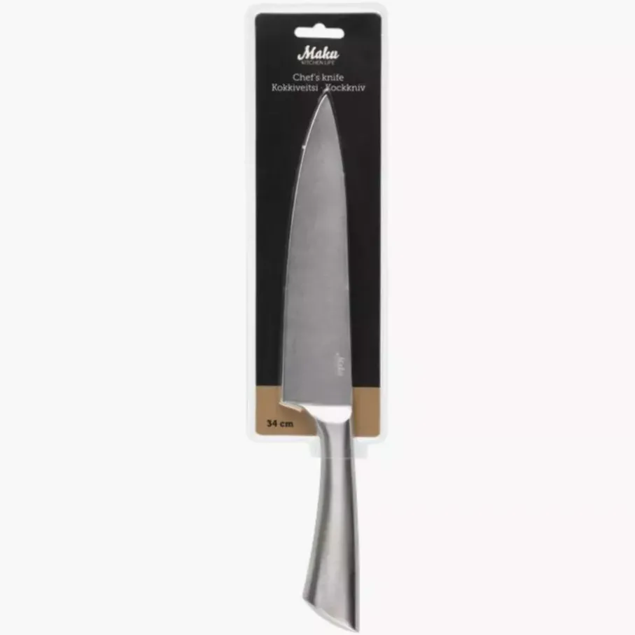Nóż szefa kuchni MAKU VASS 34 cm stalowy