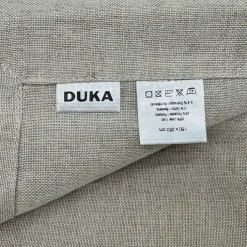 Obrus prostokątny DUKA ALFHEIM 250x150 cm beżowy lniany