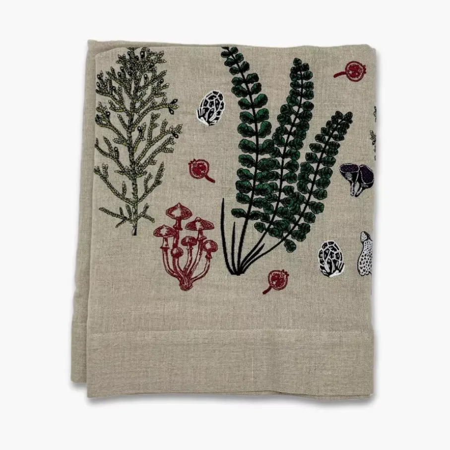 Obrus prostokątny DUKA ALFHEIM 250x150 cm beżowy lniany