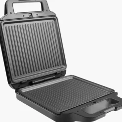 Opiekacz do kanapek 3w1 z wymiennymi płytkami CONCEPT RODZINA 1200 W czarno-srebrny