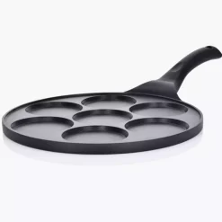 Patelnia do pancakes indukcja DUKA KRISPA 26 cm czarna aluminium