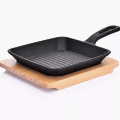 Patelnia grillowa z podstawką DUKA MUSN 15 cm żeliwo