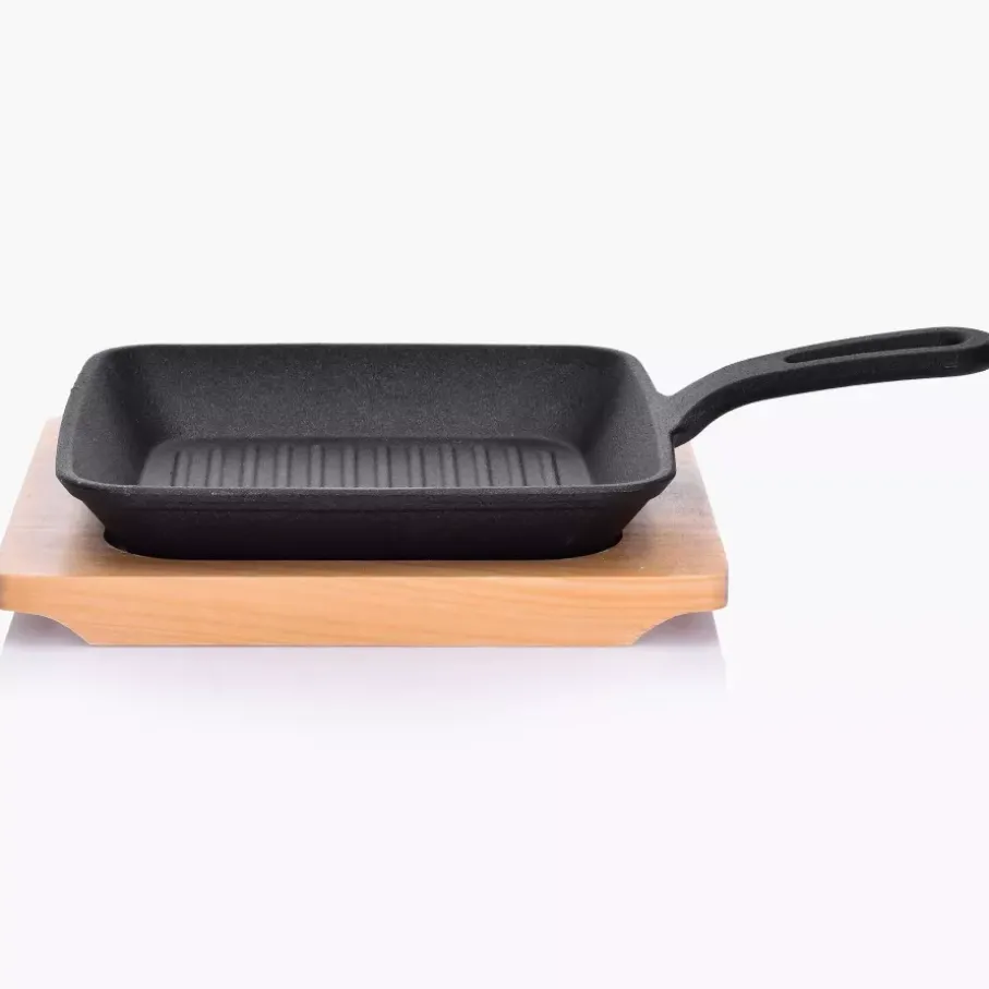 Patelnia grillowa z podstawką DUKA MUSN 15 cm żeliwo