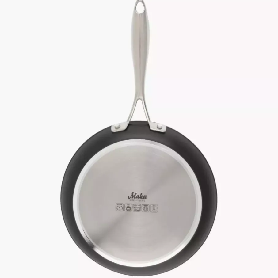 Patelnia MAKU ROBUSTE 24 cm czarna aluminiowa