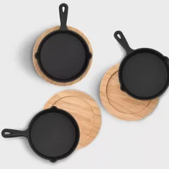 Patelnia z podstawką DUKA MUSN 14 cm żeliwna