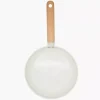 Patelnia z powłoką ceramiczną DUKA GRAN 24 cm beżowa szara aluminiowa