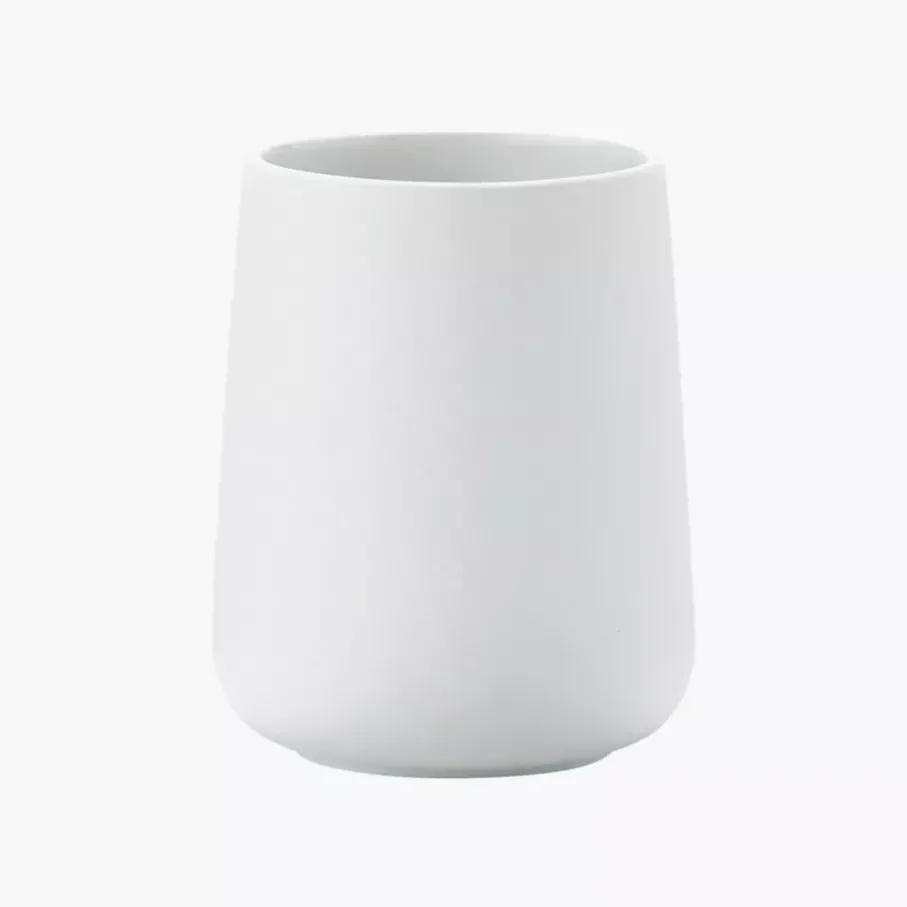 Pojemnik na szczoteczki do zębów ZONE DENMARK NOVA biały porcelanowy