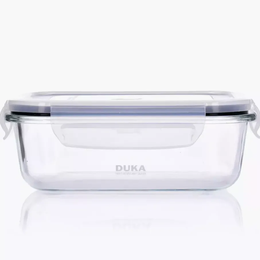 Pojemnik na żywność lunchbox DUKA KITCHEN 1500 ml szkło