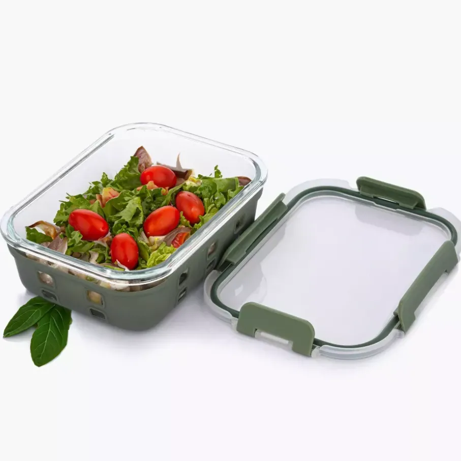 Pojemnik na żywność lunchbox DUKA IDEAL LUNCH 1520 ml szklany