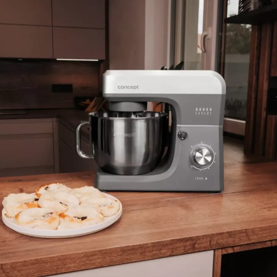 Robot kuchenny planetarny CONCEPT DOUGH EXPERT 1900W srebrno-czarny