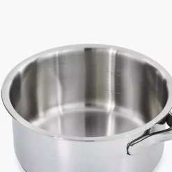 Rondel z pokrywą BERGHOFF HELIX 16 cm srebrny stalowy