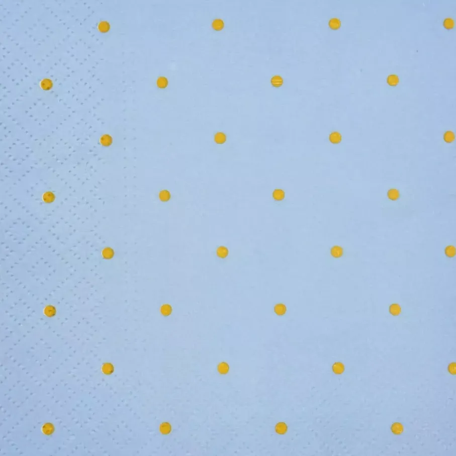Serwetki papierowe PAW Golden Dots 33x33 cm 20 szt niebieskie