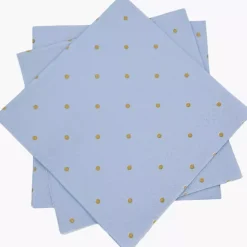 Serwetki papierowe PAW Golden Dots 33x33 cm 20 szt niebieskie