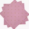 Serwetki papierowe PAW Golden Dots 33x33 cm 20 szt różowe