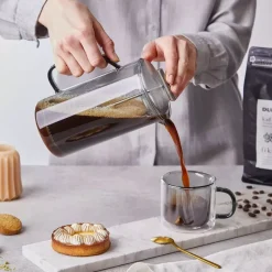 Szklanki do kawy i herbaty DUKA FARG 2 szt. 250 ml szare szklane