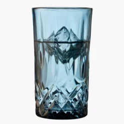 Szklanki wysokie LYNGBY SORRENTO 4 szt. 380 ml niebieskie