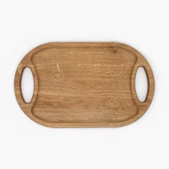 Taca do serwowania DUKA EK 40x24 cm drewniana dębowa