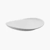 Talerz deserowy DUKA TIME 15x13 cm biały porcelana