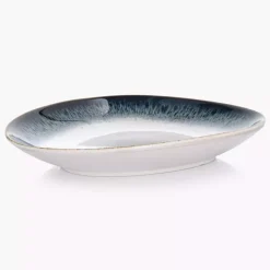 Talerz głęboki bulionówka ze spodkiem DUKA TIME DIM 450 ml porcelanowy