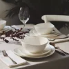 Talerz głęboki, bulionówka ze spodkiem DUKA TIME 450 ml biała