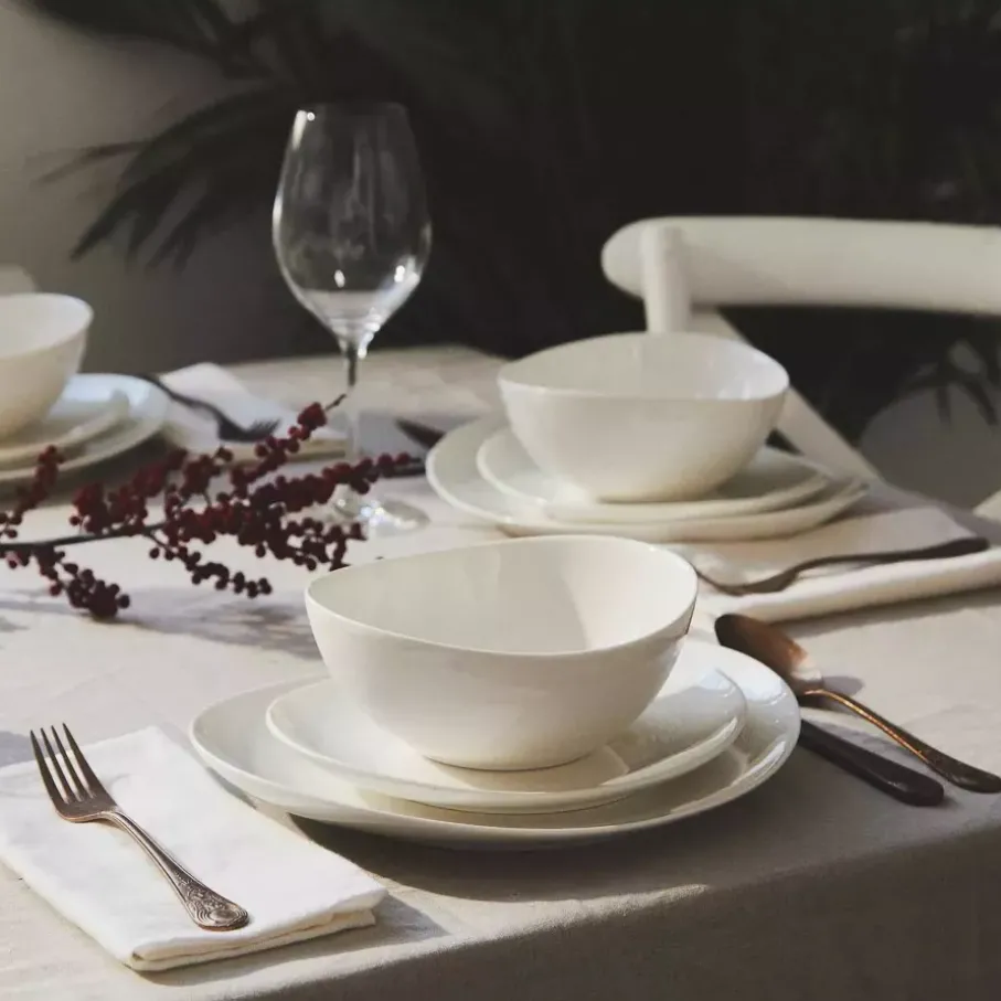Talerz głęboki DUKA TIME 450 ml biały porcelana