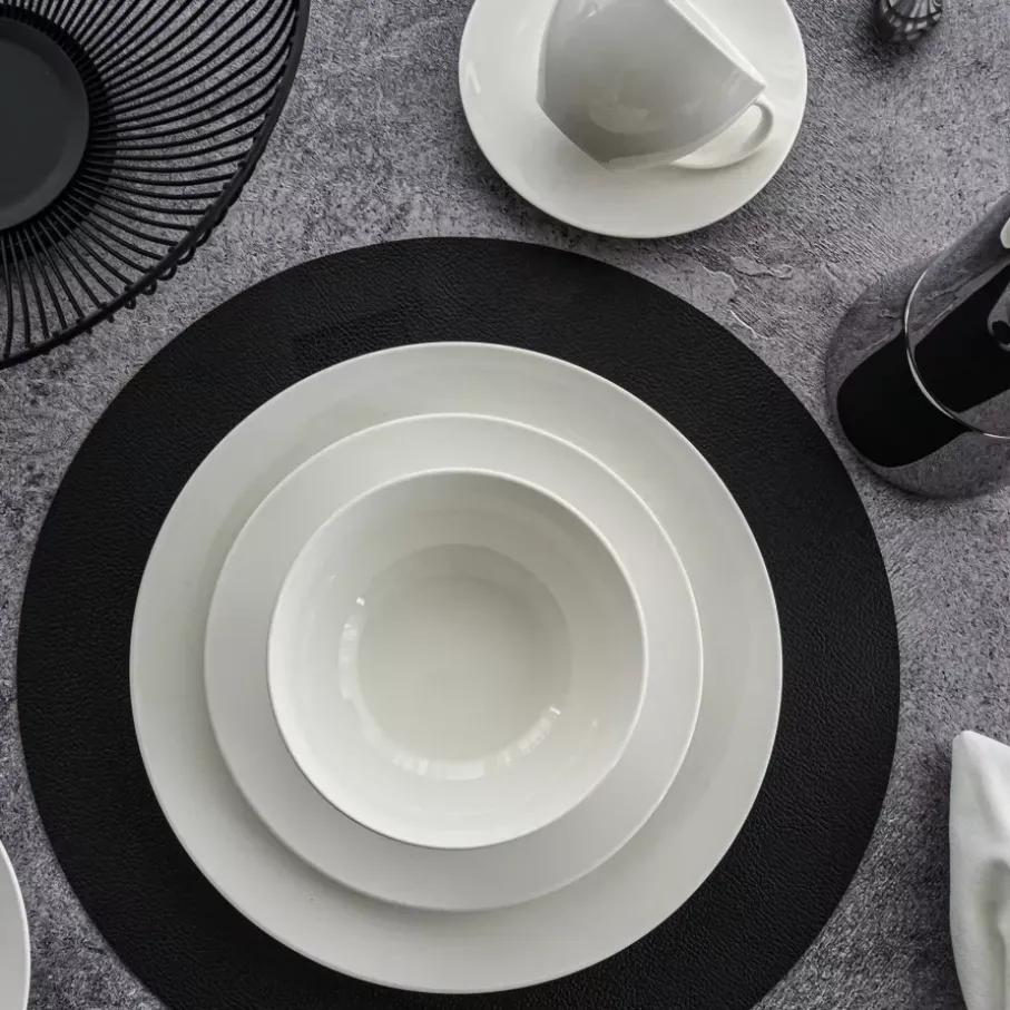 Talerz obiadowy DUKA EVERYDAY 26,5 cm biały porcelanowy